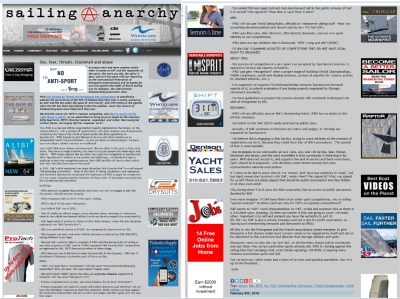 Sailing Anarchy.com&quot;lies, fear, threats, blackmail and abuse&quot;