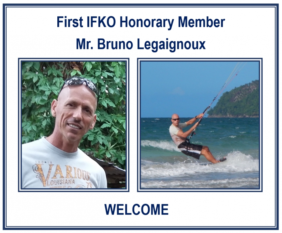 FIRST IFKO HONORARY MEMBER  - MR. BRUNO LEGAIGNOUX